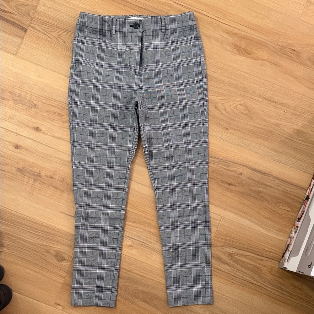 LOFT  Checkered skinny pants